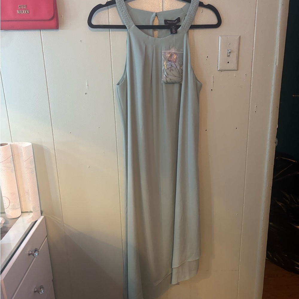 White House Black Market Soft Blue Dress